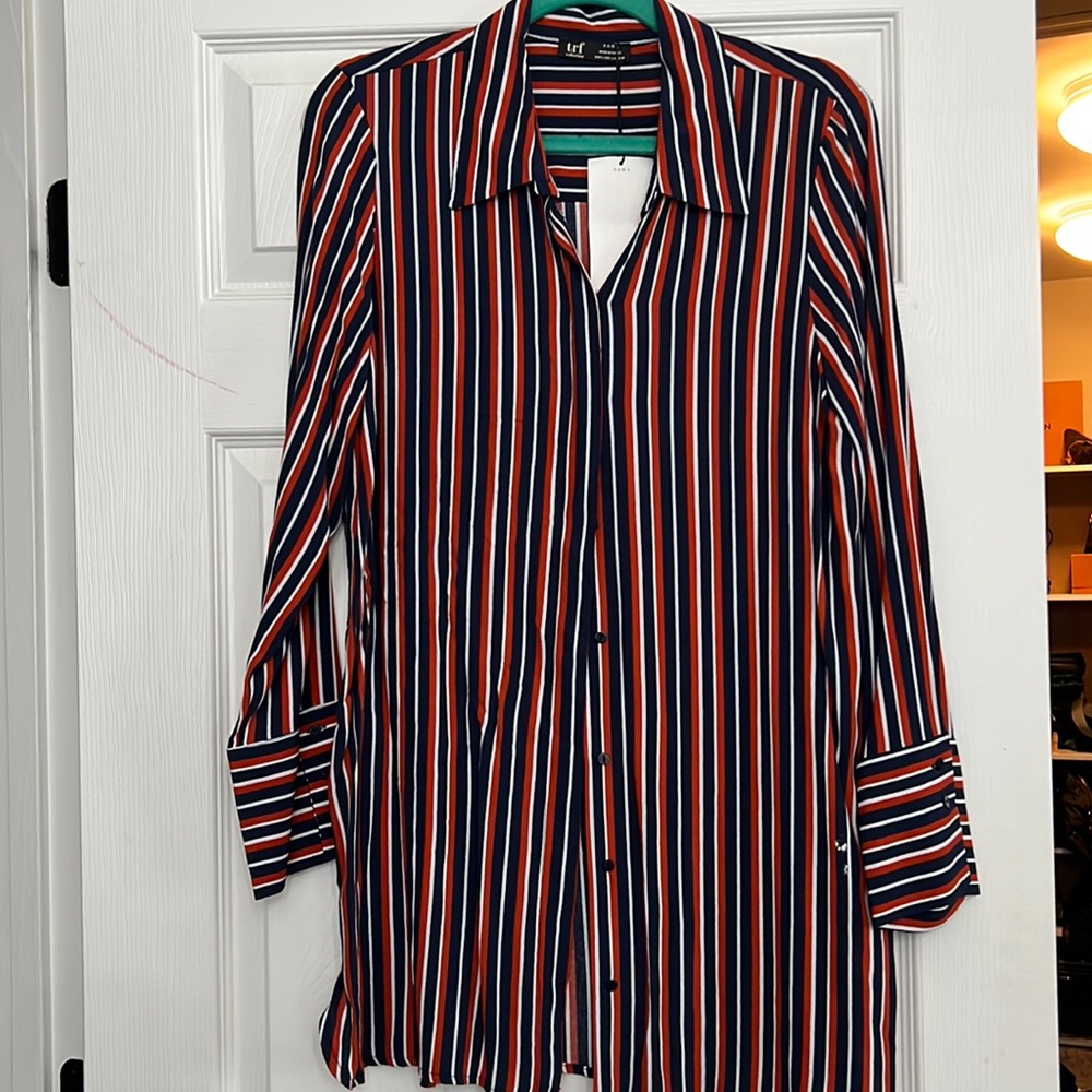 Zara Striped Mini Dress
